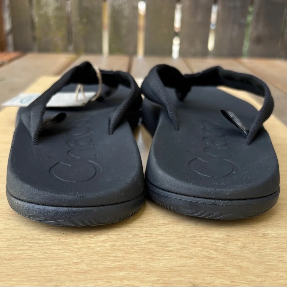 Chaco Men’s Chillos Flip Flops NWT In Tube Black Sz 10